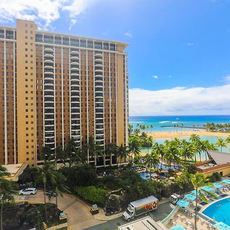 Ilikai Tower One Bedroom Lagoon View Waikiki Condos With Lanai & Free Wifi Honolulu Kamer foto