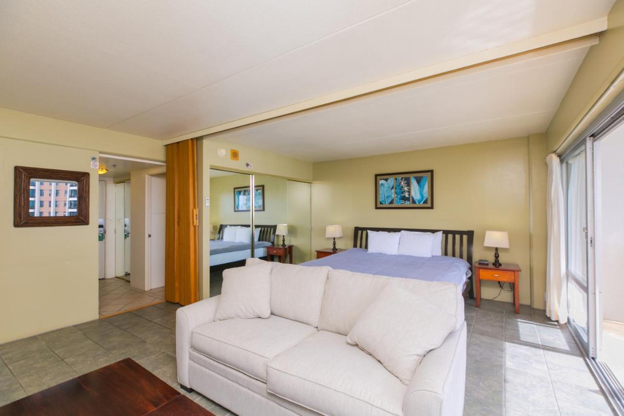 Ilikai Tower One Bedroom Lagoon View Waikiki Condos With Lanai & Free Wifi Honolulu Kamer foto