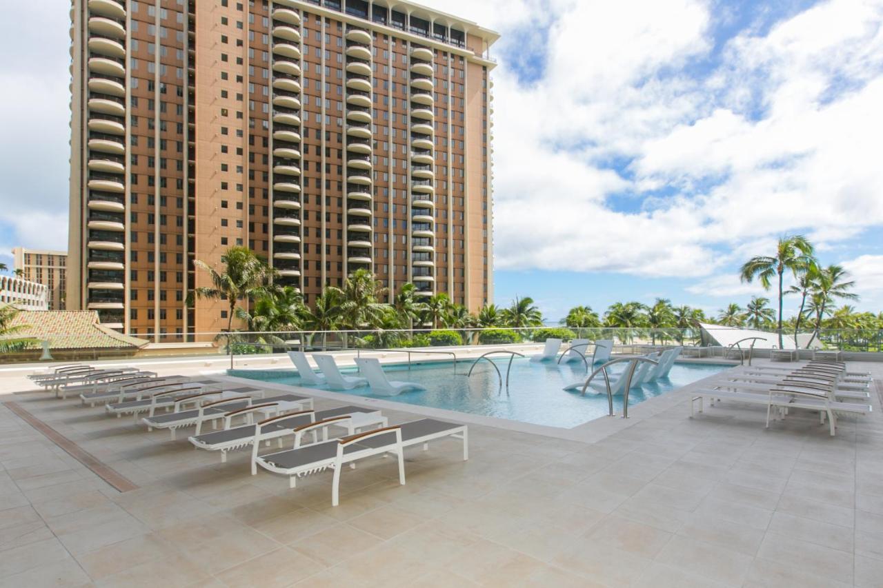 Ilikai Tower One Bedroom Lagoon View Waikiki Condos With Lanai & Free Wifi Honolulu Kamer foto