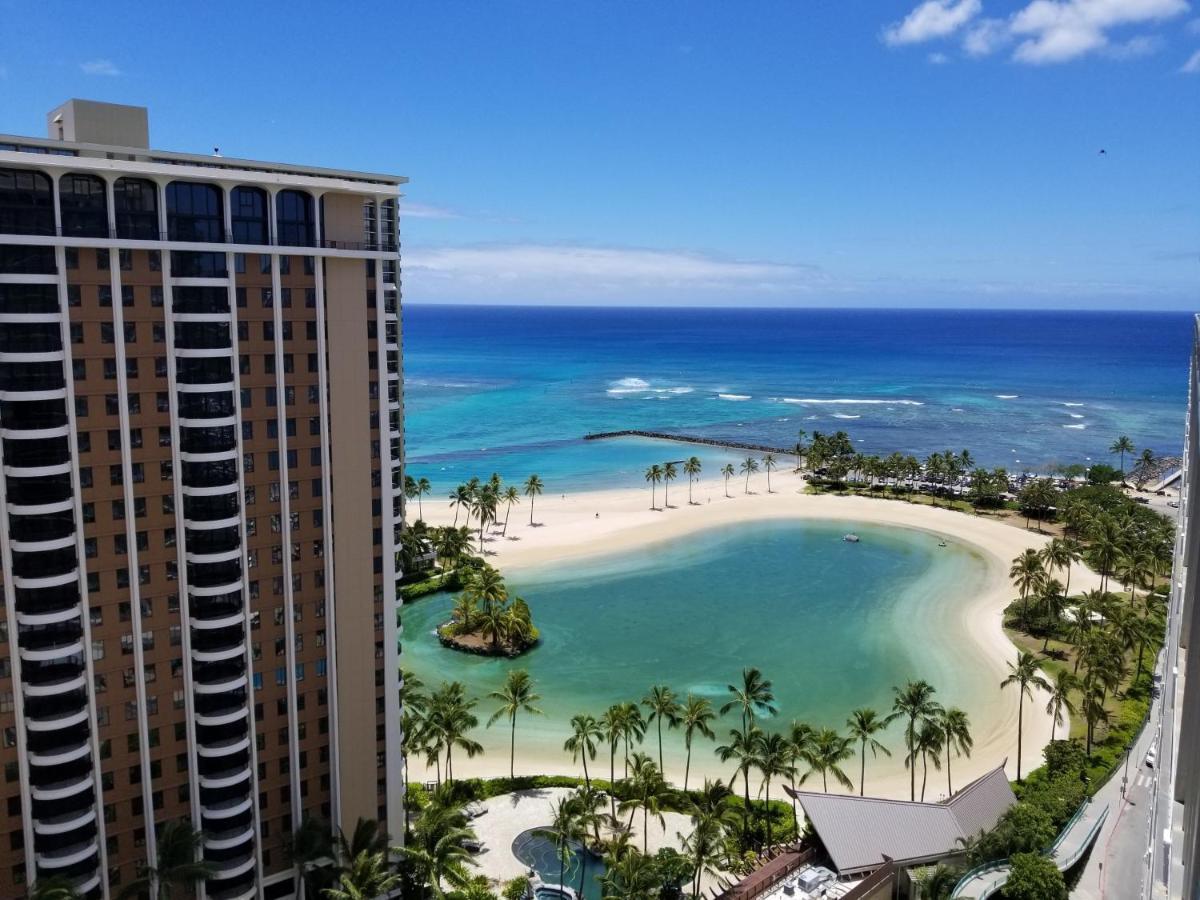 Ilikai Tower One Bedroom Lagoon View Waikiki Condos With Lanai & Free Wifi Honolulu Kamer foto