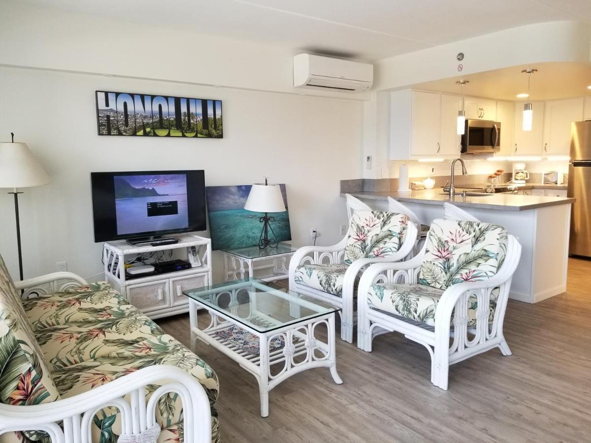 Ilikai Tower One Bedroom Lagoon View Waikiki Condos With Lanai & Free Wifi Honolulu Kamer foto