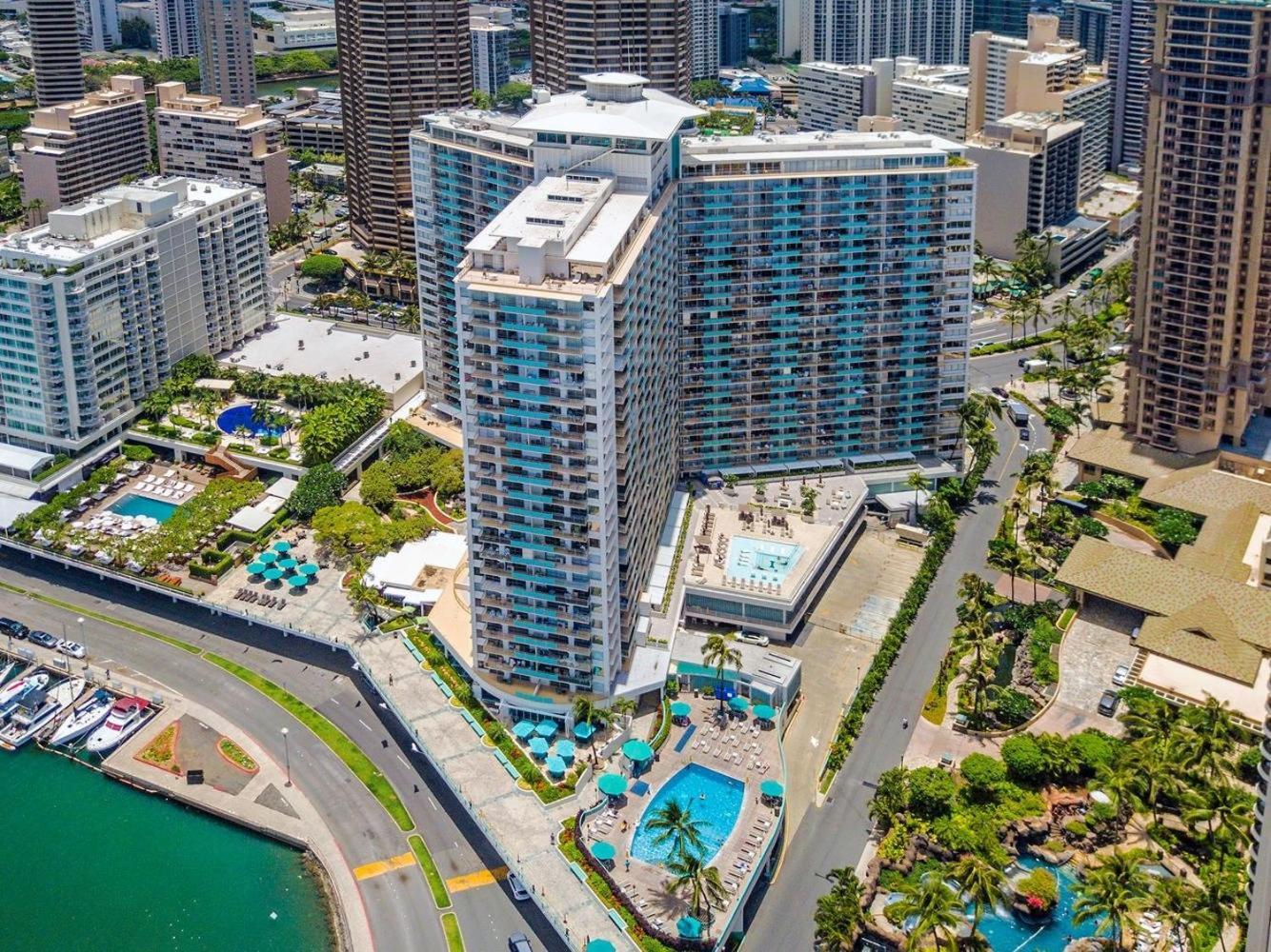 Ilikai Tower One Bedroom Lagoon View Waikiki Condos With Lanai & Free Wifi Honolulu Kamer foto