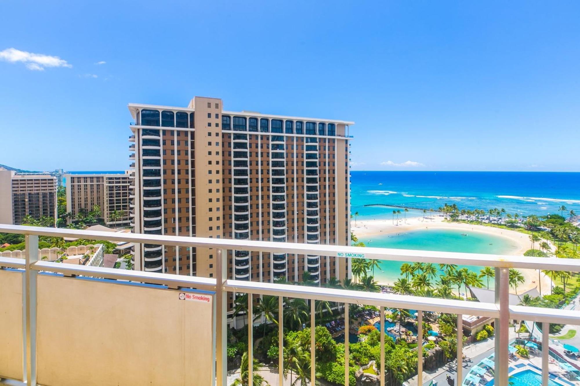 Ilikai Tower One Bedroom Lagoon View Waikiki Condos With Lanai & Free Wifi Honolulu Kamer foto