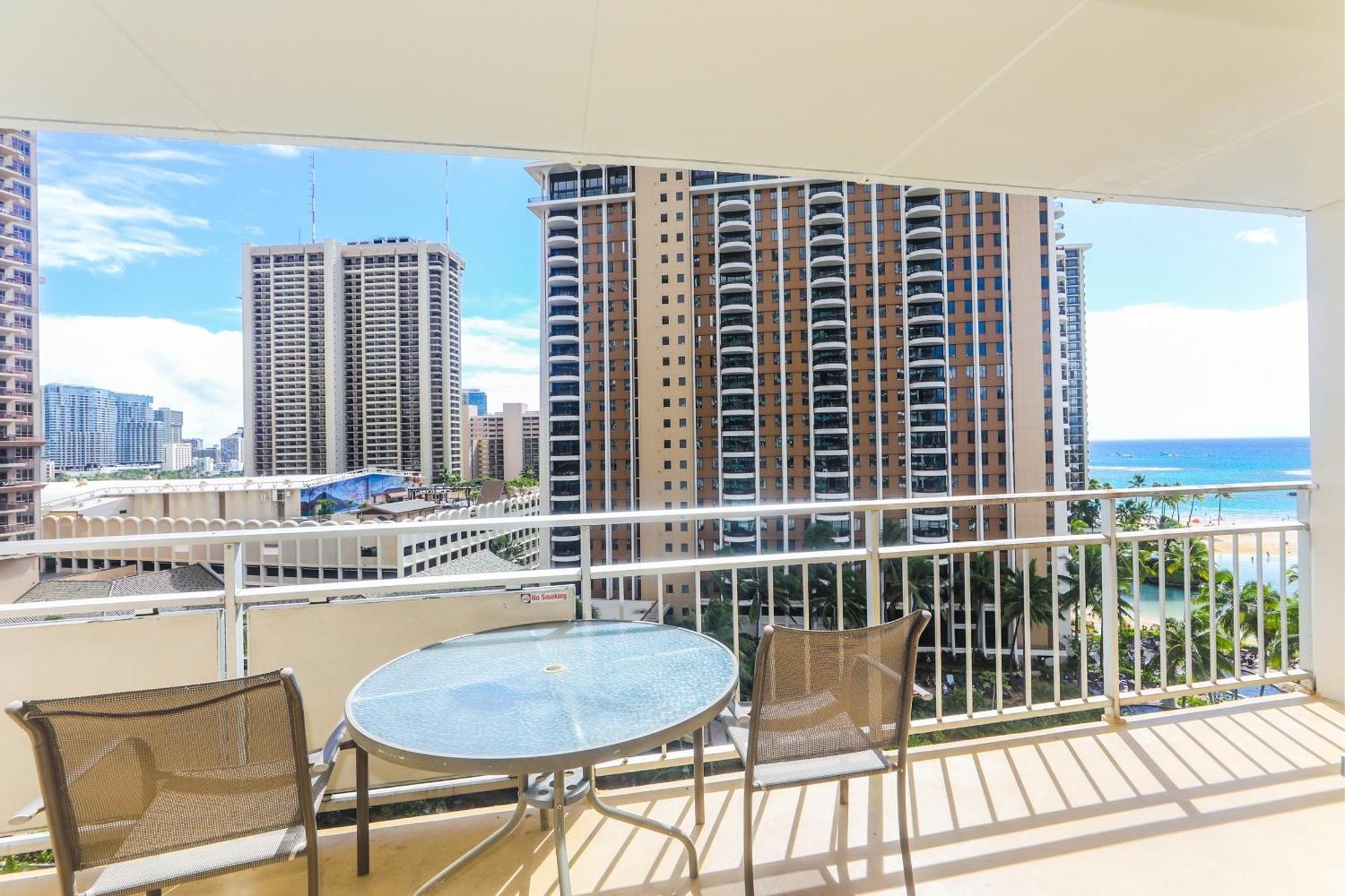 Ilikai Tower One Bedroom Lagoon View Waikiki Condos With Lanai & Free Wifi Honolulu Kamer foto