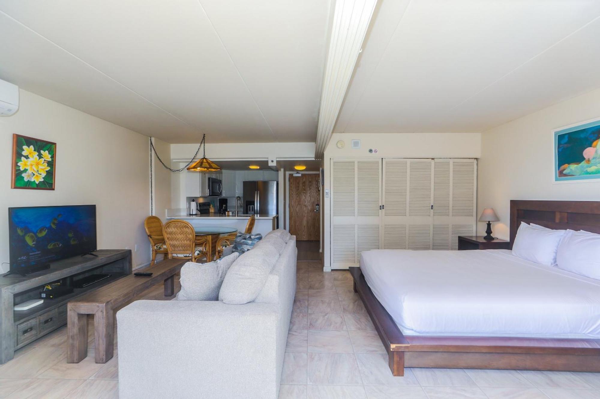 Ilikai Tower One Bedroom Lagoon View Waikiki Condos With Lanai & Free Wifi Honolulu Kamer foto